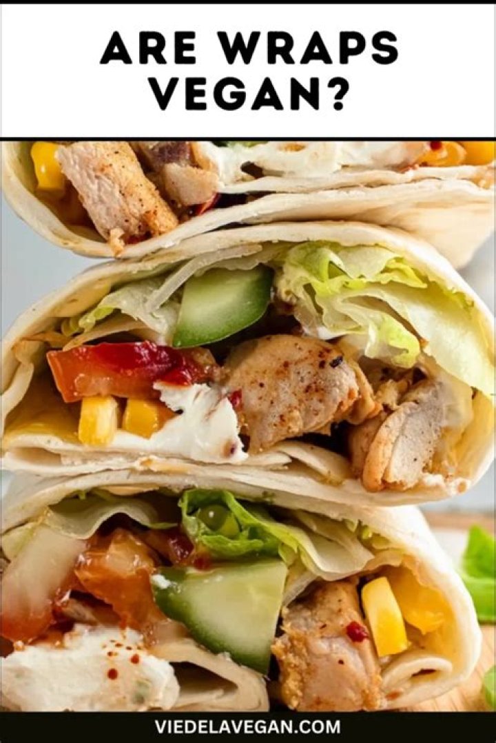 Are wraps vegan?