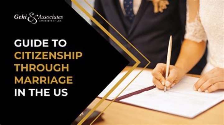 Can you become a U.S. citizen through marriage?