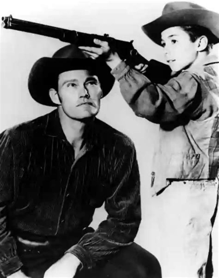 Chuck Connors And Johnny Crawford In "The Rifleman"