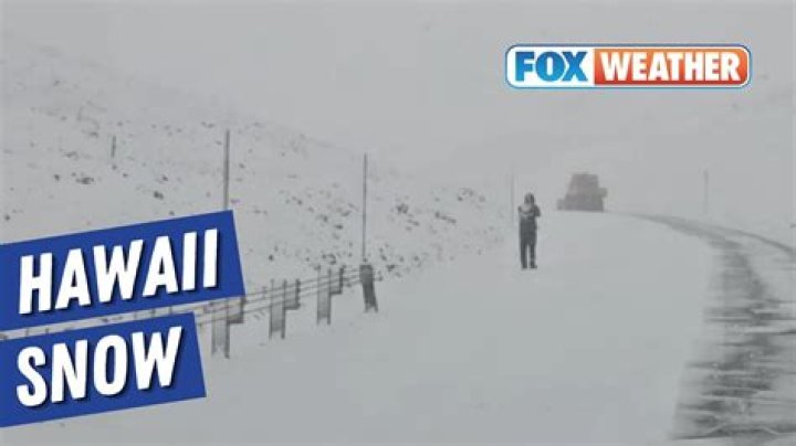 Does Hawaii ever get snow?