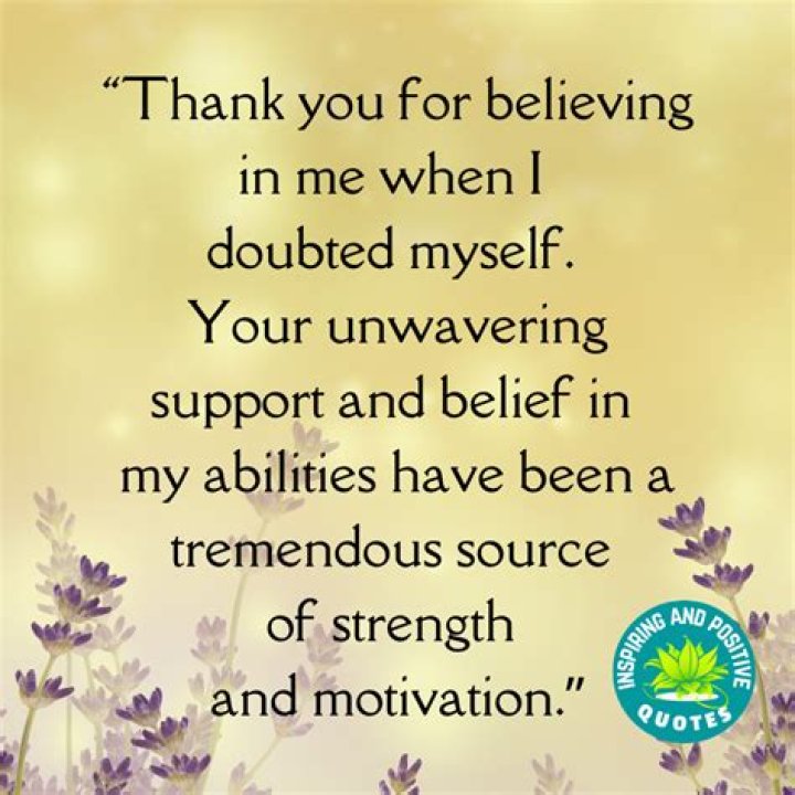 Her Unwavering Support And Inspiration