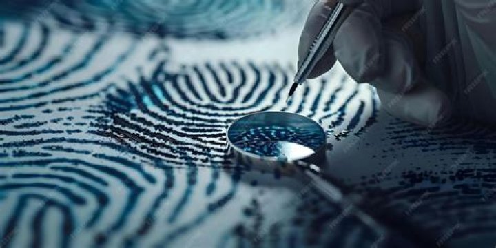 How do fingerprints work in a crime investigation?