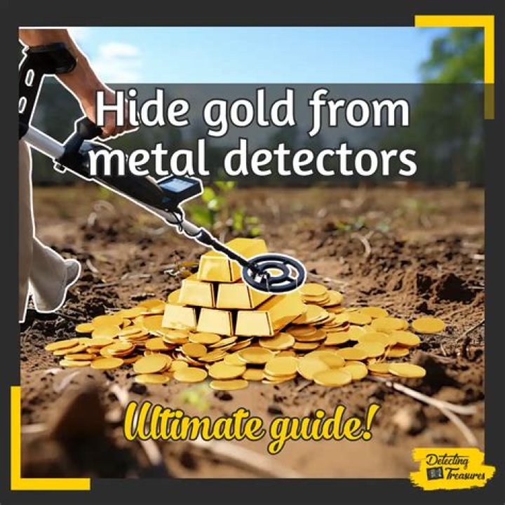 How do you hide gold from detectors?