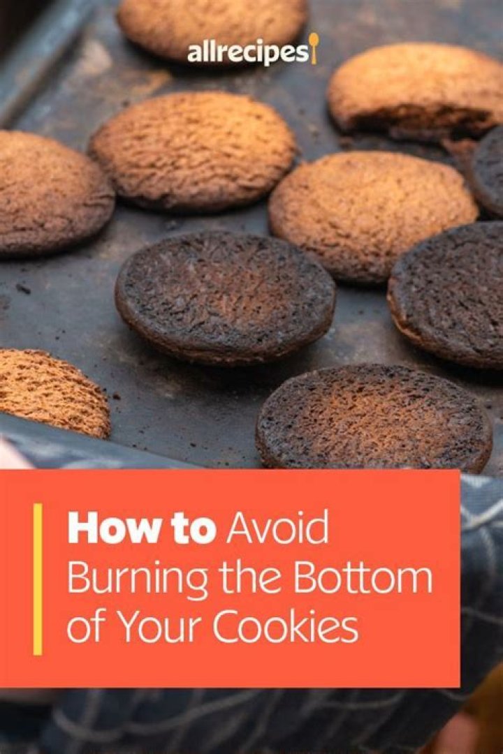 How do you keep the bottom of your cookies from burning?