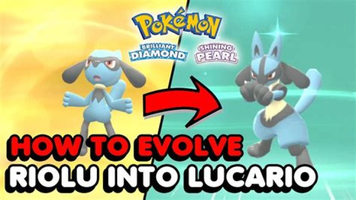 How does Riolu evolve brilliant diamond?