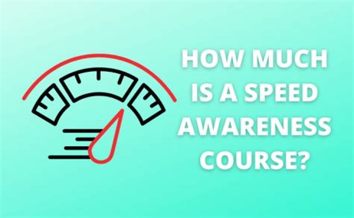 How much does a speed awareness course cost UK?