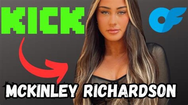 Unraveling The Mystery Of McKinley Richardson's OnlyFans Leak