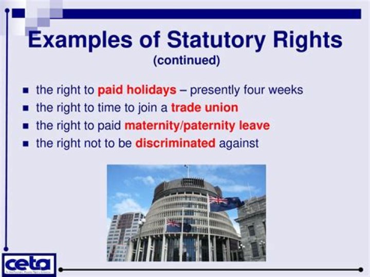 What are the examples of statutory rights?