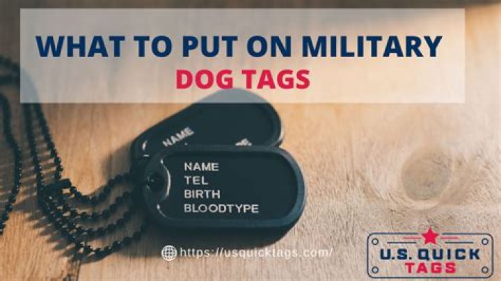What do red dog tags mean?