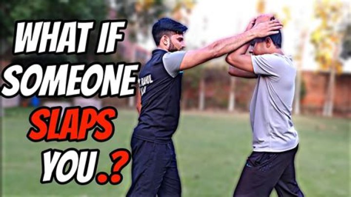 What happens if someone slaps your ear?