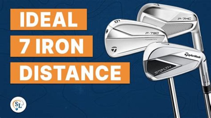 What is the ideal spin rate for a 7 iron?
