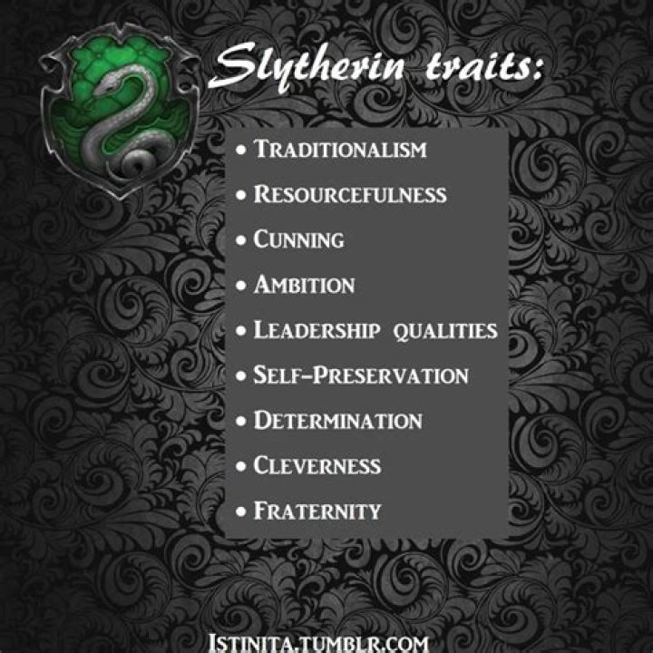 What personality types are Slytherin?