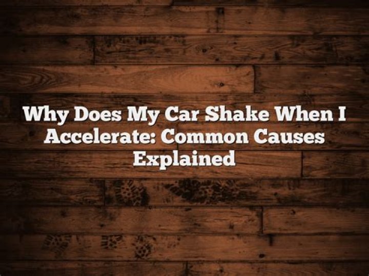 Why does my car shake at 1500 RPM?