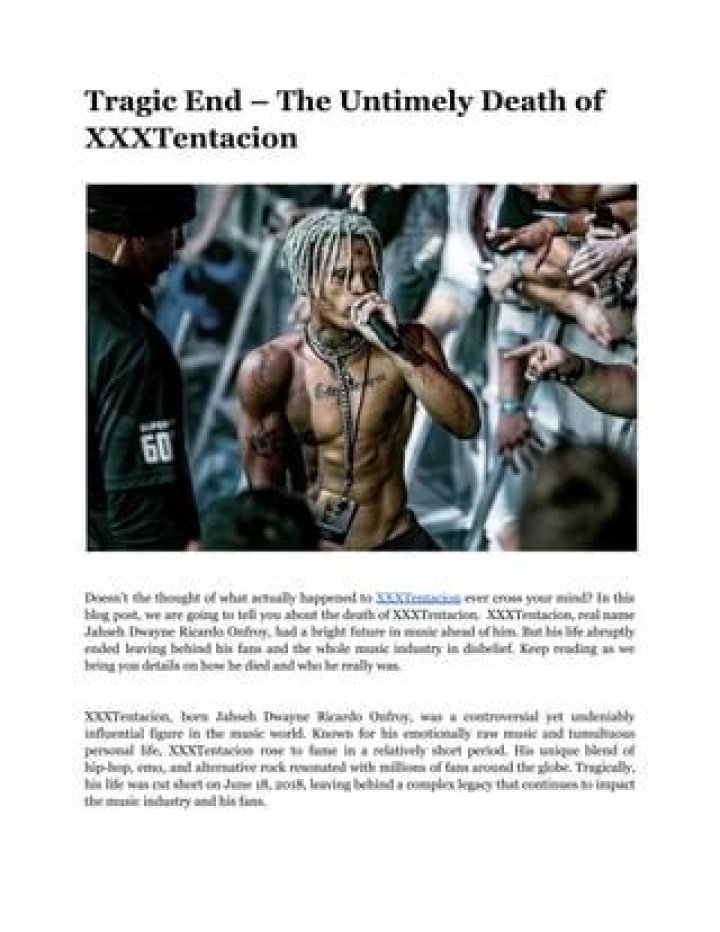 Xxxtentacion's Legacy Continues In 2024